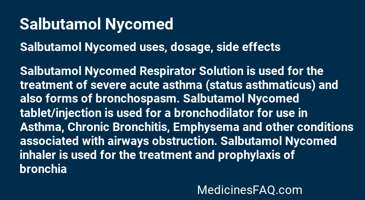 Salbutamol Nycomed