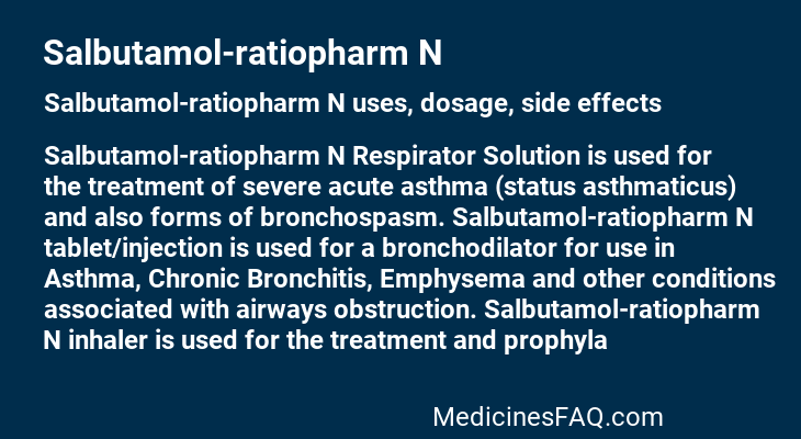 Salbutamol-ratiopharm N