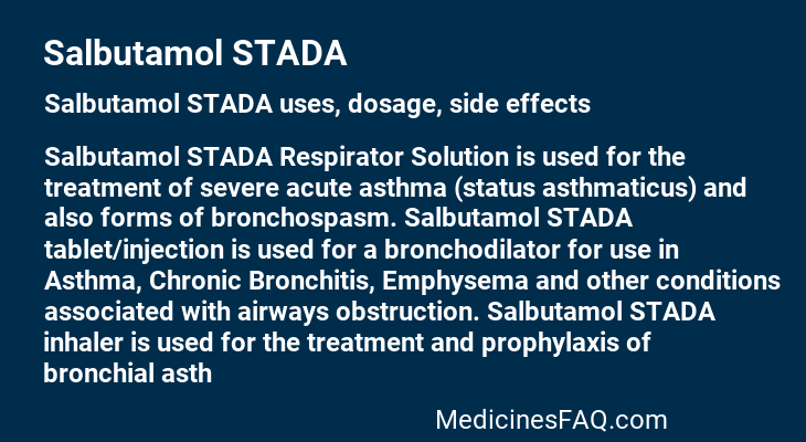 Salbutamol STADA