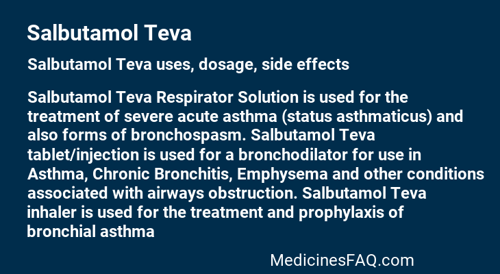 Salbutamol Teva