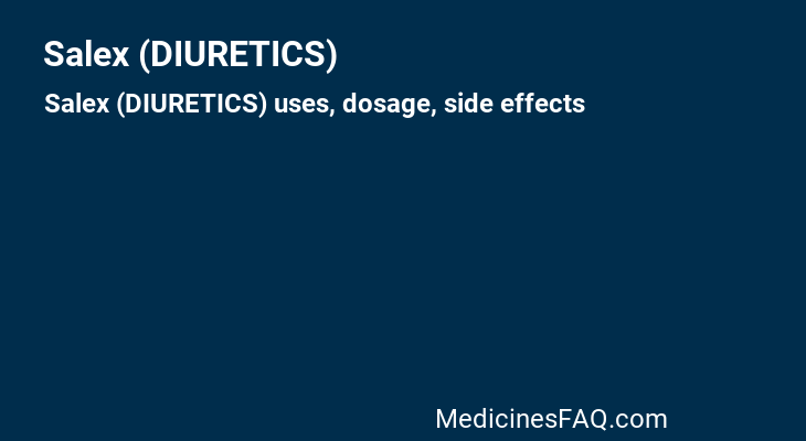 Salex (DIURETICS)