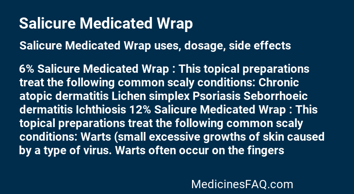 Salicure Medicated Wrap