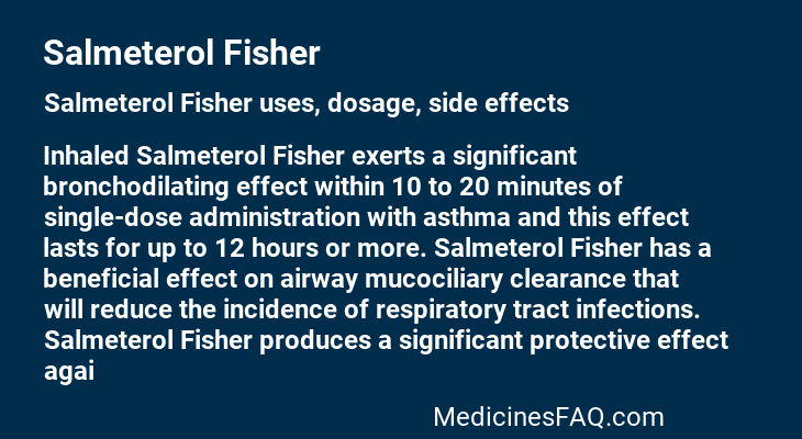 Salmeterol Fisher