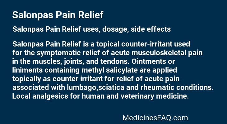 Salonpas Pain Relief
