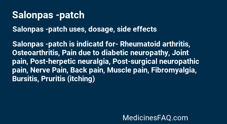 Salonpas -patch