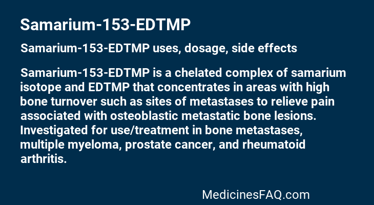 Samarium-153-EDTMP