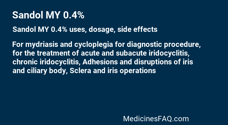 Sandol MY 0.4%