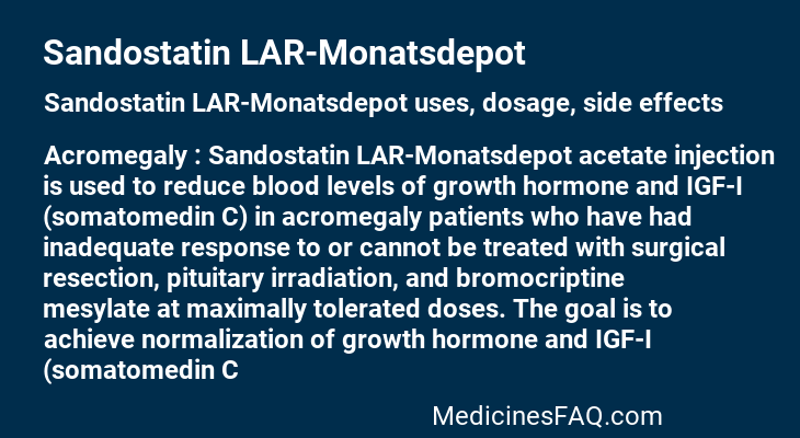 Sandostatin LAR-Monatsdepot