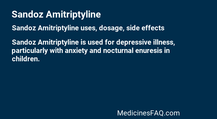 Sandoz Amitriptyline