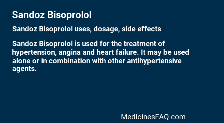 Sandoz Bisoprolol