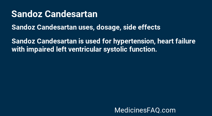 Sandoz Candesartan