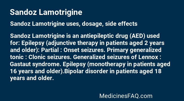 Sandoz Lamotrigine