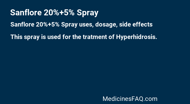 Sanflore 20%+5% Spray