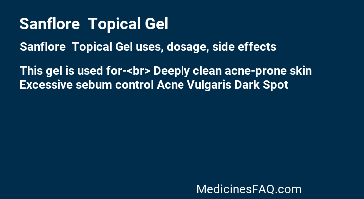 Sanflore  Topical Gel