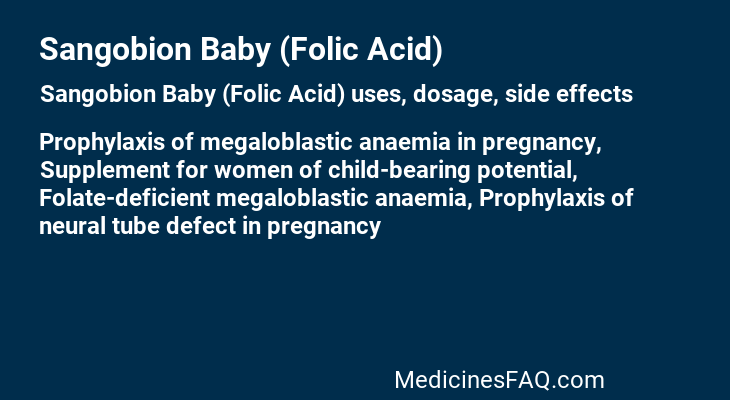Sangobion Baby (Folic Acid)