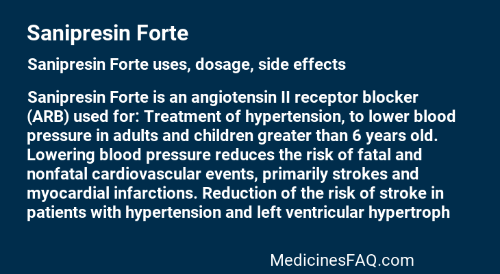 Sanipresin Forte