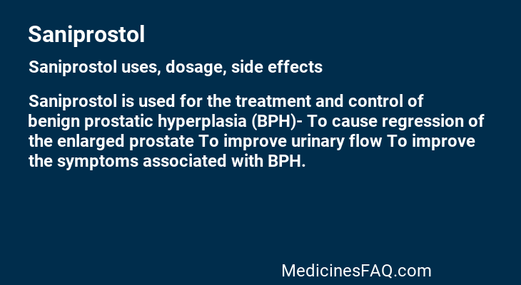 Saniprostol