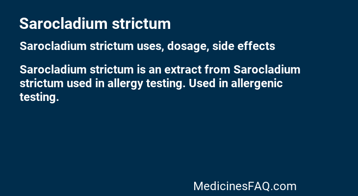 Sarocladium strictum