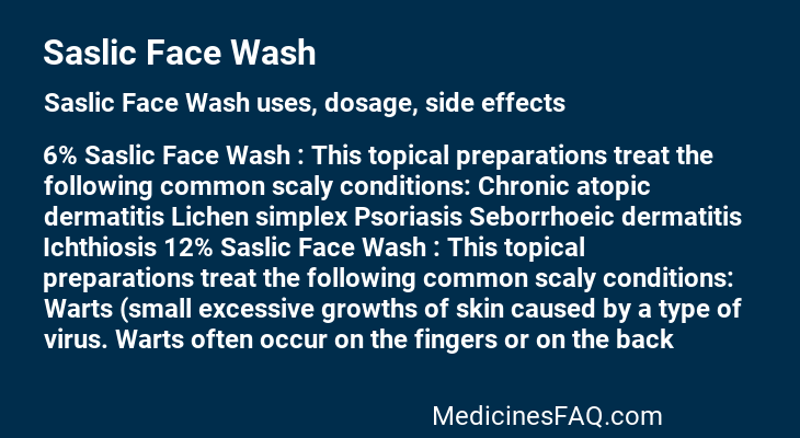 Saslic Face Wash