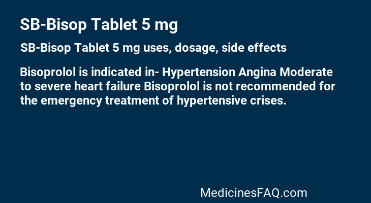 SB-Bisop Tablet 5 mg