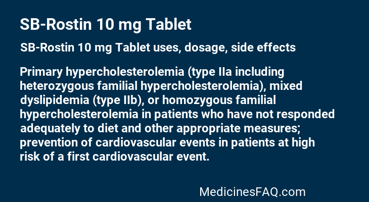 SB-Rostin 10 mg Tablet