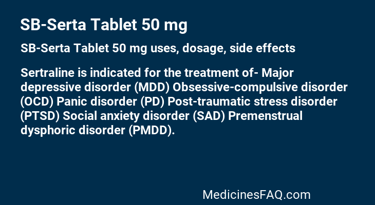 SB-Serta Tablet 50 mg