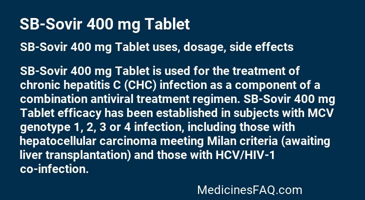 SB-Sovir 400 mg Tablet