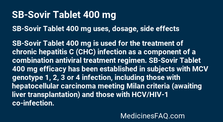 SB-Sovir Tablet 400 mg