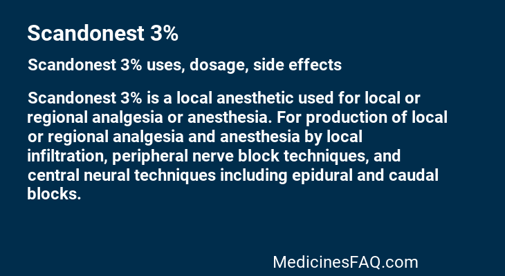 Scandonest 3%