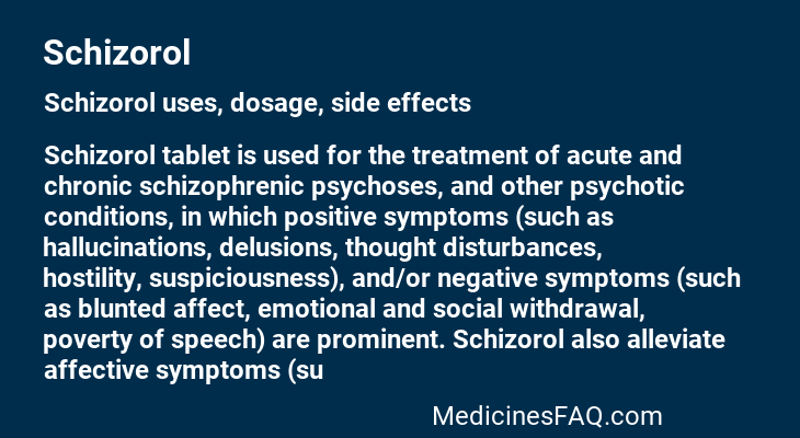 Schizorol