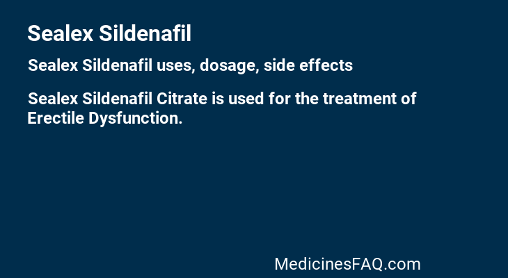 Sealex Sildenafil