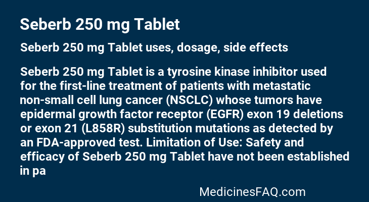 Seberb 250 mg Tablet