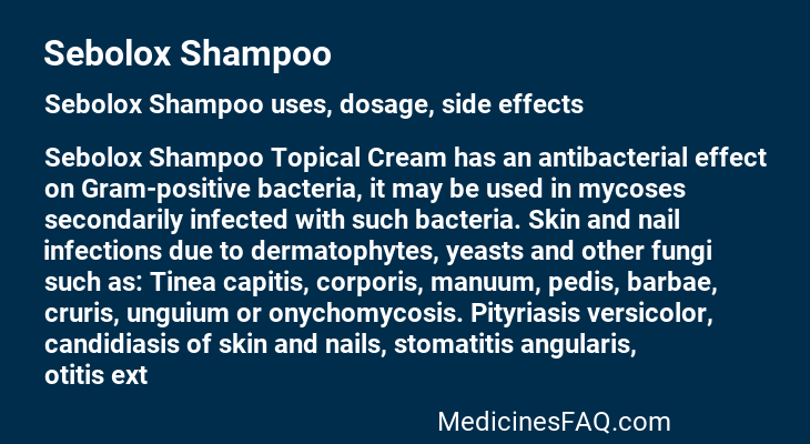 Sebolox Shampoo