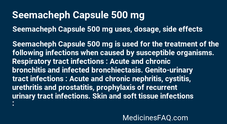 Seemacheph Capsule 500 mg