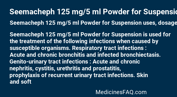 Seemacheph 125 mg/5 ml Powder for Suspension