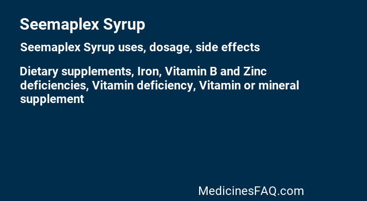 Seemaplex Syrup