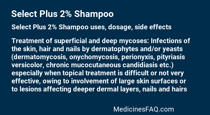 Select Plus 2% Shampoo