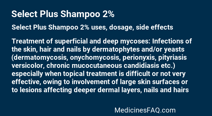Select Plus Shampoo 2%