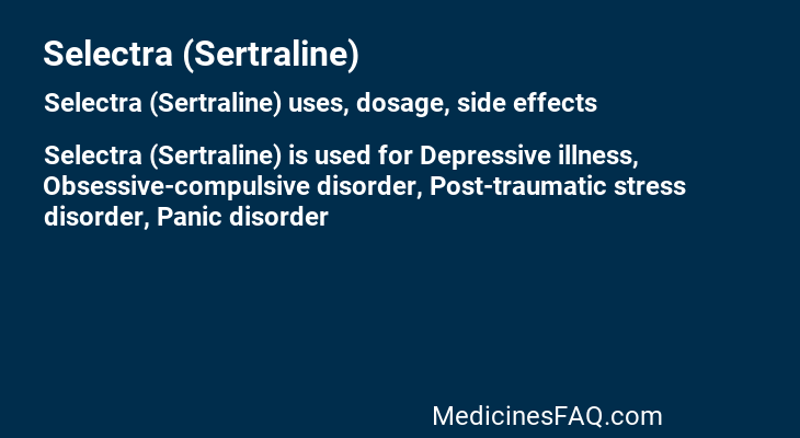 Selectra (Sertraline)