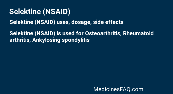 Selektine (NSAID)