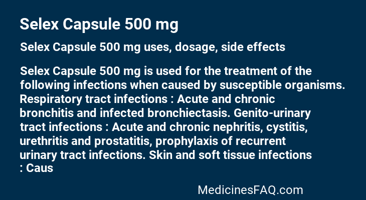 Selex Capsule 500 mg