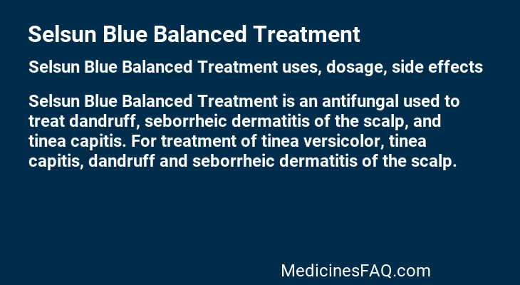 Selsun Blue Balanced Treatment