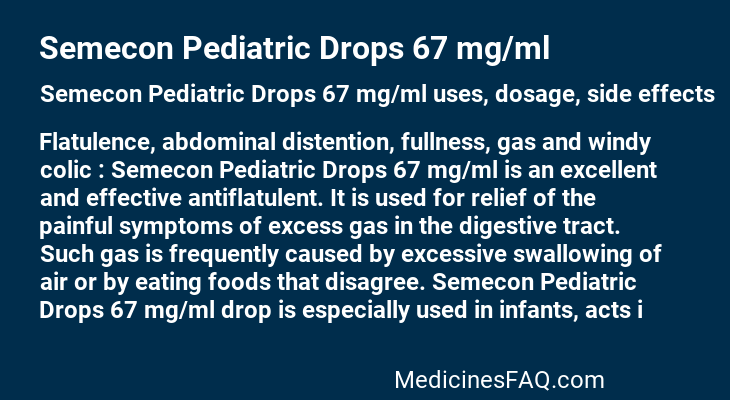 Semecon Pediatric Drops 67 mg/ml