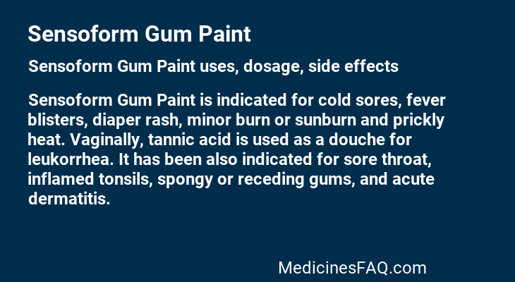 Sensoform Gum Paint
