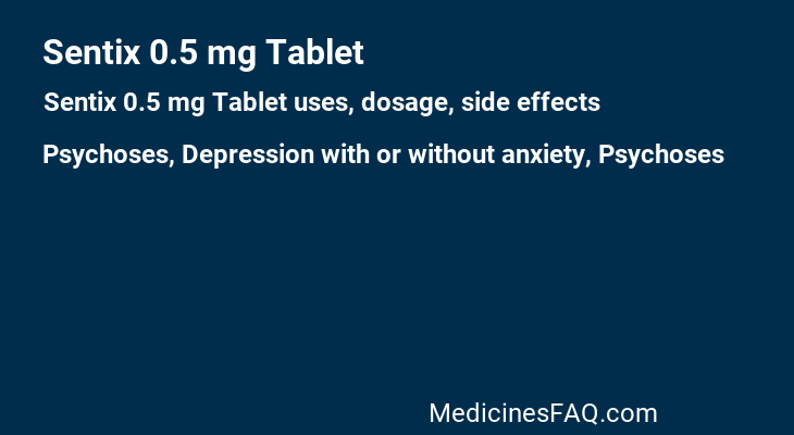 Sentix 0.5 mg Tablet