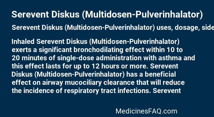 Serevent Diskus (Multidosen-Pulverinhalator)