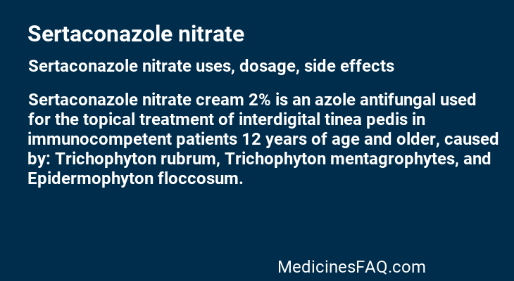 Sertaconazole nitrate