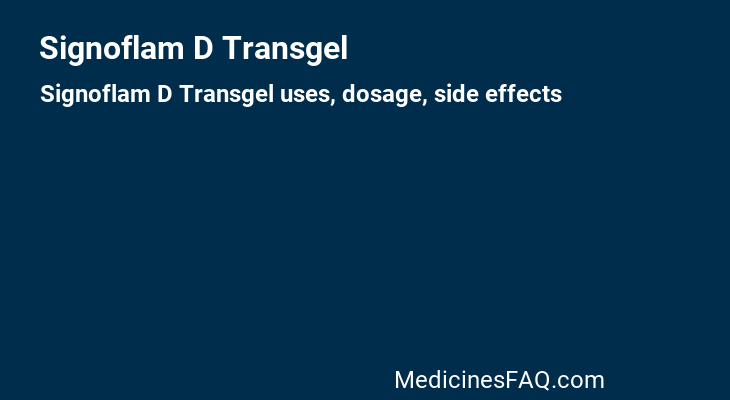 Signoflam D Transgel