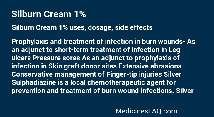 Silburn Cream 1%