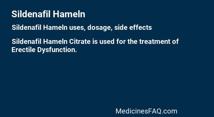 Sildenafil Hameln